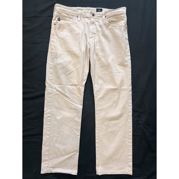 Ag Adriano Goldschmied Other - Adriano Goldschmied The Graduate Tailored Leg Khaki Cotton Chino 34x34(28)